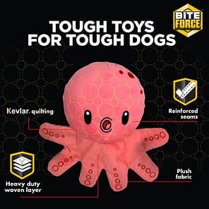 BiteForce Durable Dog Toy Octopus F&B 1080