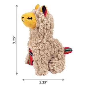 KONG Softies Buzzy Llama Cat Toy Dimensions 1080px