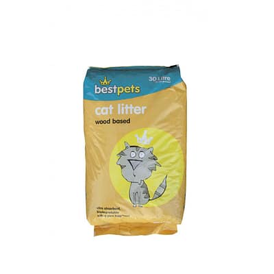 Bestpets Wood Based Cat Litter 30ltr