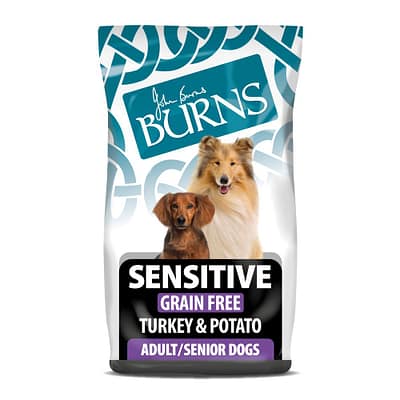 Bag of Burns Dog Food