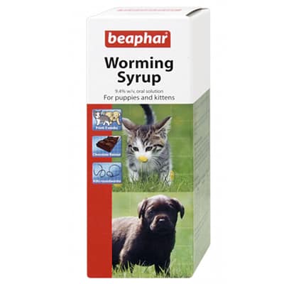 Beaphar Worming Syrup 45ml in Box