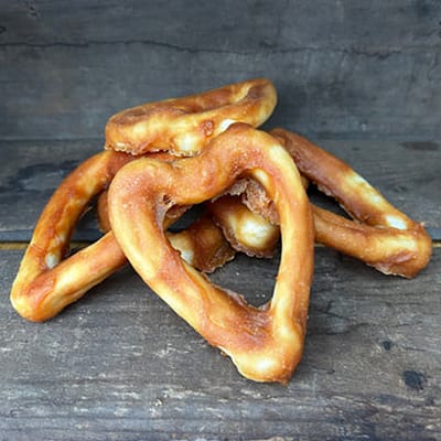 Chicken Coated Heart Shaped Collagen Chews