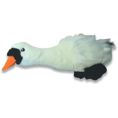Fluffy Swan Dog Toy