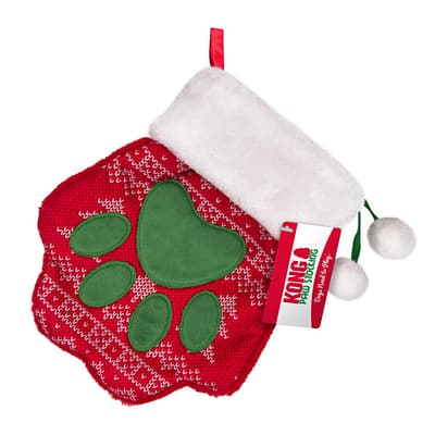 KONG Holiday Stocking Paw