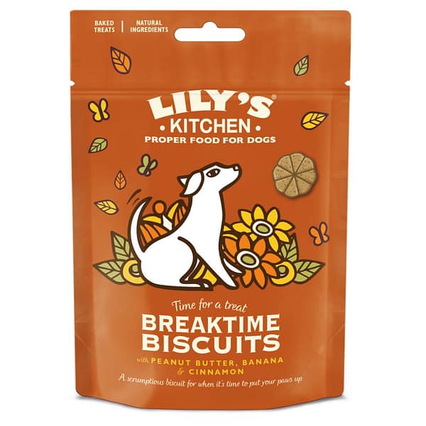 749745 Lily's Kitchen Dog Breaktime Biscuits 80g
