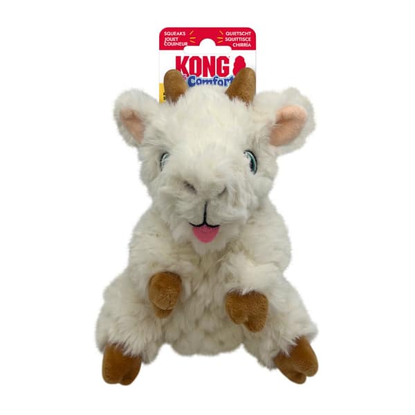 KONG Comfort Tykes Goat on card 1080px KONG Comfort Tykes Goat on card 1080px