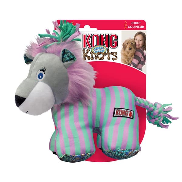 KONG Knots Carnival Lion S-M on card 1080 KONG Knots Carnival Lion S-M on card 1080