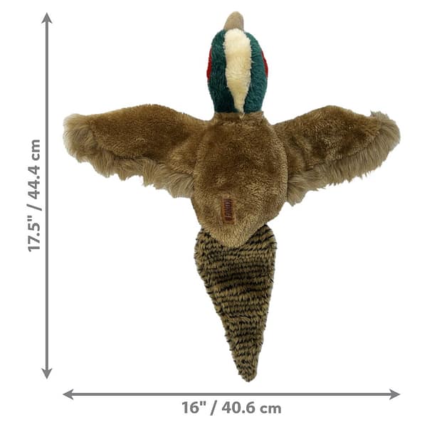 KONG WIld Low Stuff Pheasant Dimensions 1080px KONG WIld Low Stuff Pheasant Dimensions 1080px