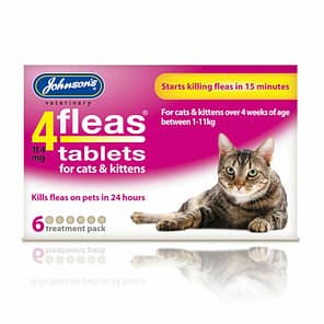 4Fleas Cat/Kitten Flea Tablets 6 Pack