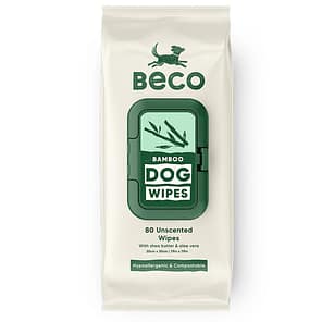 Pack of Unscented Beco Bamboo Dog Wipes