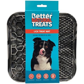 BNT Lick Mat Black Grey on card 1024