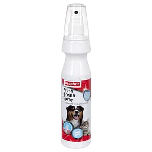 Bottle of Beaphar Fresh breath Spray for cats and dogs