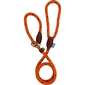 Orange Soft Rope Slip Lead for Dog