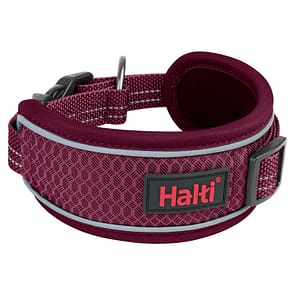 Halti Anatomy Wide Dog Collar in Magenta