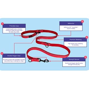 Halti Double Ended Lead F&B 1024