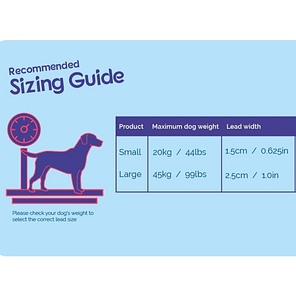 Halti Double Ended Lead Size Guide 1024