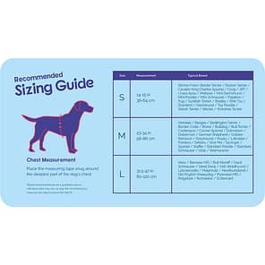 Halti Front Control Size Guide 1024