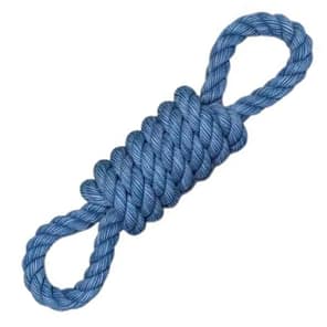Blue Coiled Rope Dog Tug Toy