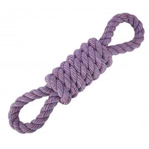 Purple Coiled Rope Dog Tug Toy