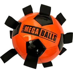 Orange Tabbed Football Dog Toy