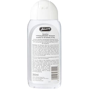 Johnsons Sensitive Hypo Shampoo 200ml Back 1000