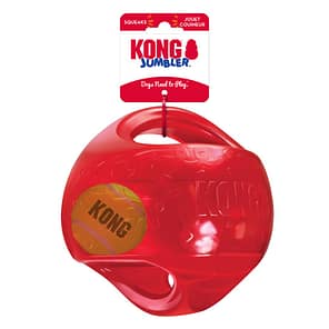 KONG Jumbler Ball XL Red on Card 1080px