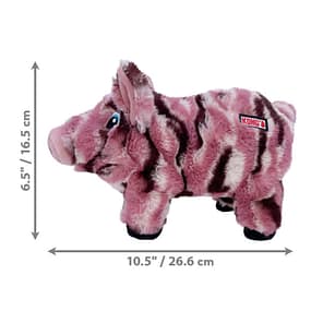 KONG Low Stuff Stripey Pig Dimensions 1080