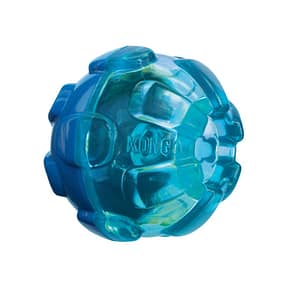 Two tone Blue treat reward ball KONG dog toy
