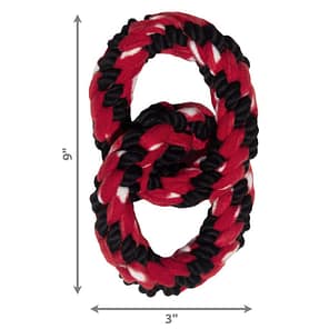 KONG Signature Rope Double Ring Tug Dimensions 1024