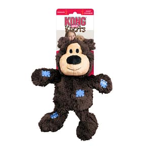 KONG Wild Knots Bear MedLge Brown on card 1024