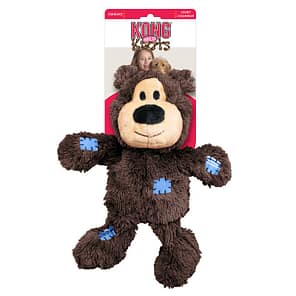 KONG Wild Knots Bear XL Brown on Card 1024