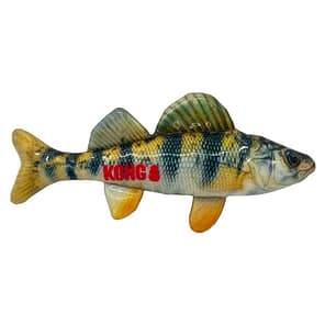 KONG realistic perch fish dog toy
