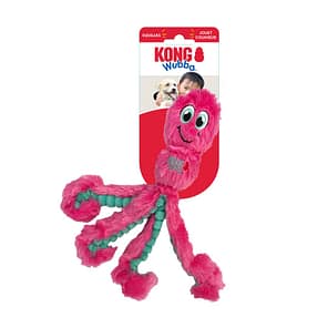 KONG Wubba Octopus Small Pink On Card 1080px