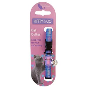 Kitty & Co Tartan Cat Collar Blue 1000