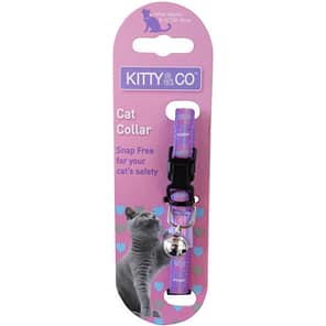 Kitty & Co Tartan Cat Collar Purple 1024