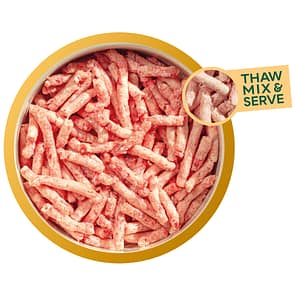 Natures Menu FreeFlow Mince Chicken in bowl 1080px