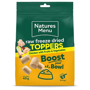 Natures Menu Raw Freeze Dried Toppers 40g Chicken 1080px