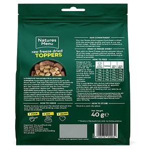 Natures Menu Raw Freeze Dried Toppers 40g Chicken BOP 1080px