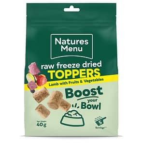 Natures Menu Raw Freeze Dried Toppers 40g Lamb 1080px