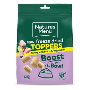 Natures Menu Raw Freeze Dried Toppers 40g Turkey 1080px