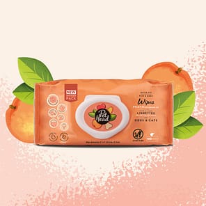 Pack of Pet Head Quick Fix Peach Wipes