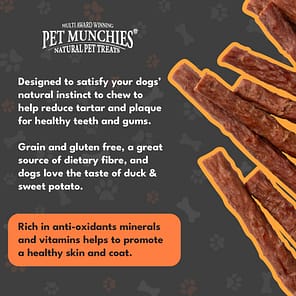 Pet Munchies Duck Sweet Potato Sticks Infographic2 1080px