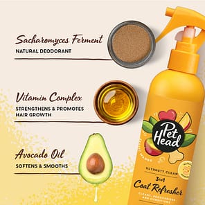 Pet_Head_Ultimutt_Clean_Coat_Refresher Ingredients infographic 1080px