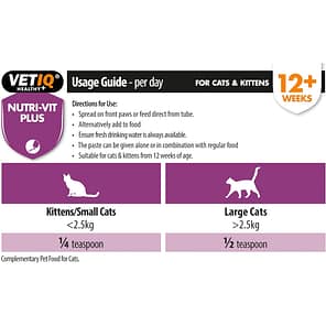 VetIQ Nutri-Vit Cats Dosage 1080