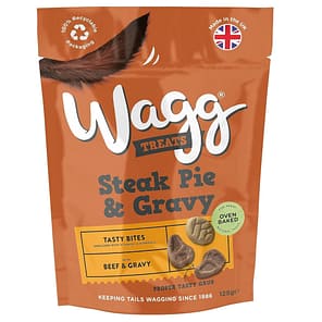 Pack of Steak Pie & Gravy Wagg Dog Treat