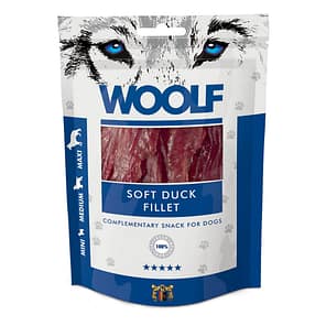 Pack of Woolf Soft Duck Fillet dog treats