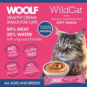 Woolf WildCat Creams Duck Salmon F&B 1080px