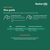 Baskerville Wide Fit Muzzle Sizing Guide