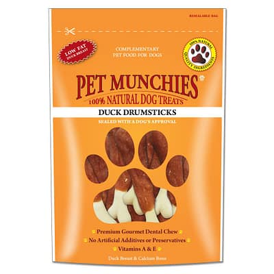 Pet Munchies Duck Drumsticks 100g