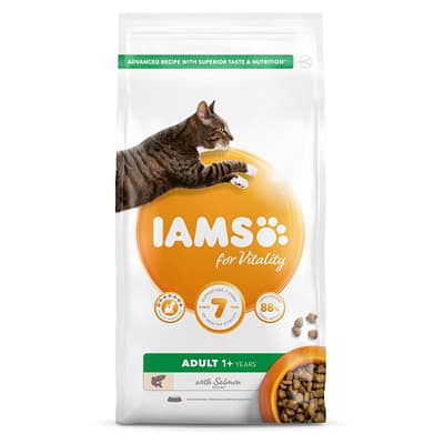 IAMS Adult Cat Food with Salmon 2kg